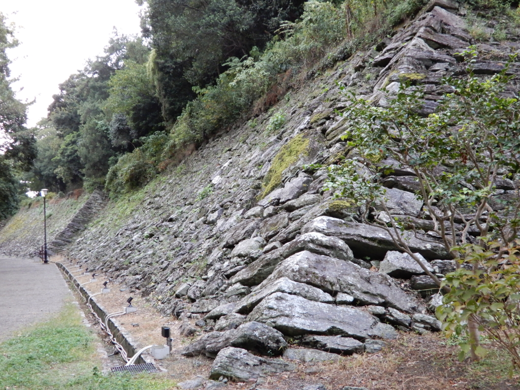 和歌山城の石垣