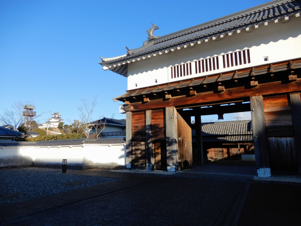 掛川城の大手門