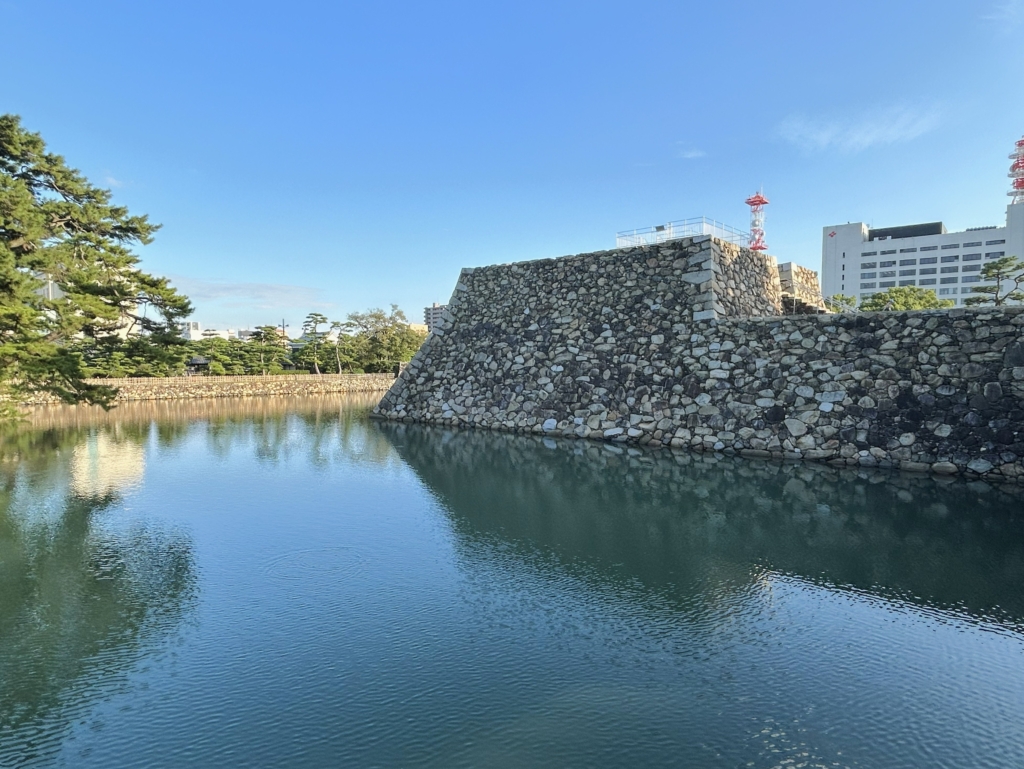 高松城の石垣 天守台