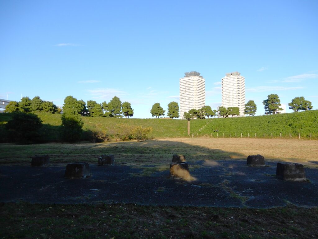 品川台場の土塁