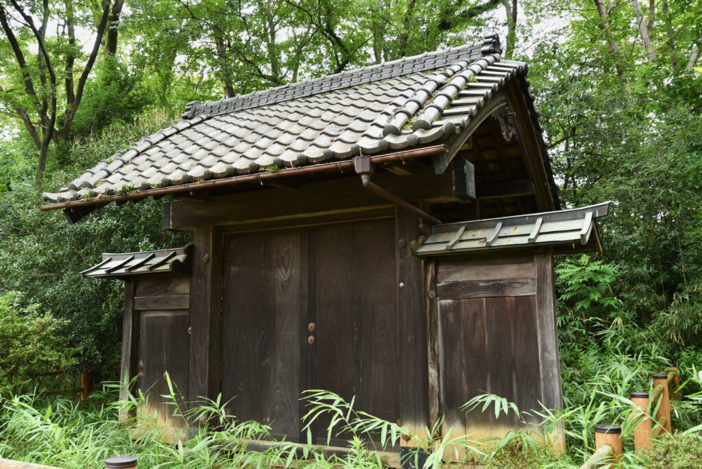 埼玉県の岩槻城 裏門