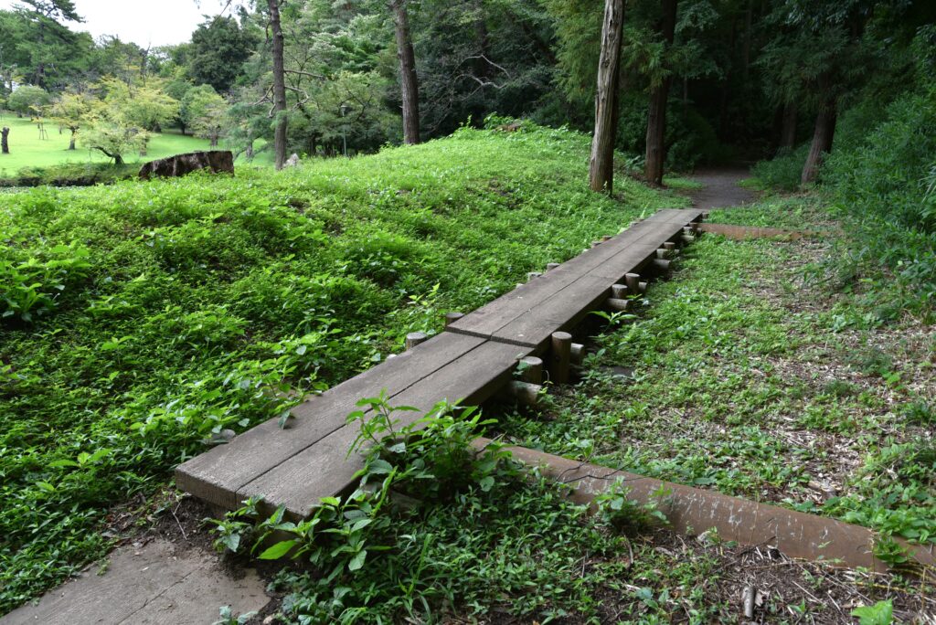 埼玉県の岩槻城 障子堀