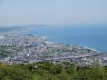 石垣山城から見た相模湾