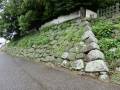 中津城 本丸西側石垣